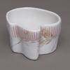 "Seed Collection" bowl, slip cast porcelain with mishima decoration.