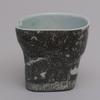 "Into the Woods: Ancient Trees", slip cast cone 6 porcelain with sgraffito decoration.