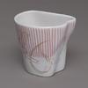 "Seed Collection"  cup, slip cast porcelain with mishima decoration.